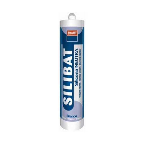 Silicona Neutra 300 ml Blanca Silibat [LOTE DE 6 Unidades] KRAFFT