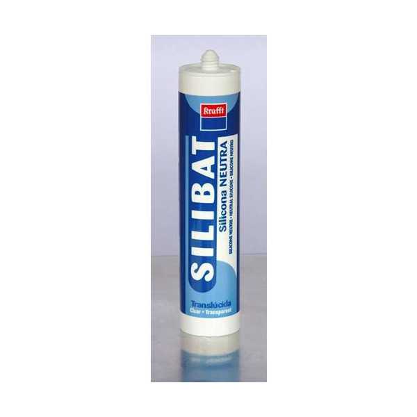 Silicona Neutra 300 ml Transparente Silibat [LOTE DE 6 Unidades] KRAFFT