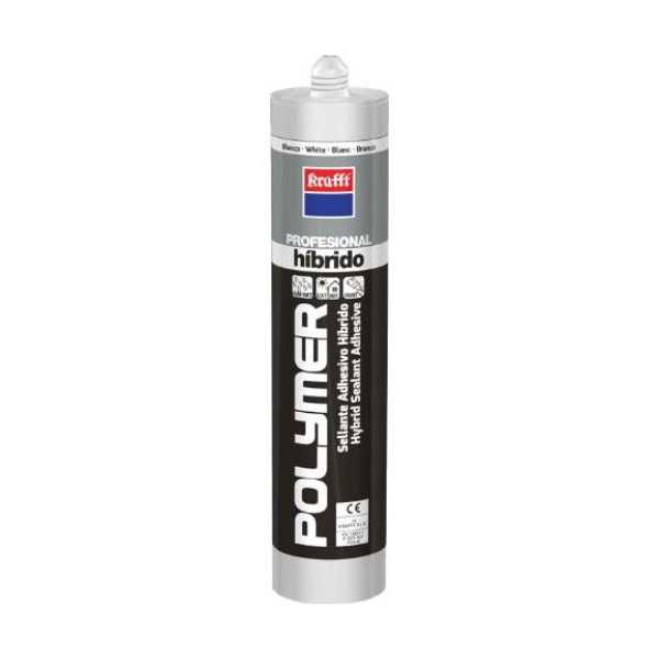 Sellador Polimer PRO Blanco 290 ml 59903 [LOTE DE 6 Unidades] KRAFFT