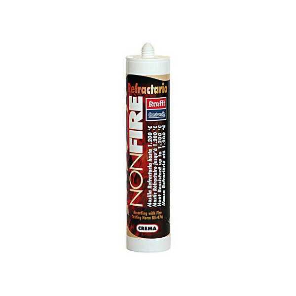 Masilla Refractaria Nonfire 300 ml 50743 [LOTE DE 8 Unidades] KRAFFT