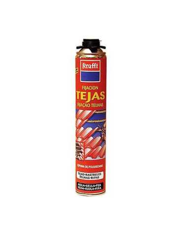 Espuma Poliuretano para Tejas 750 Ml. pistola 50165 [LOTE DE 4 Unidades] KRAFFT
