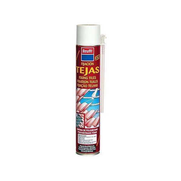 Espuma Poliuretano para Tejas 750 ml Cánula 50175 [LOTE DE 4 Unidades] KRAFFT