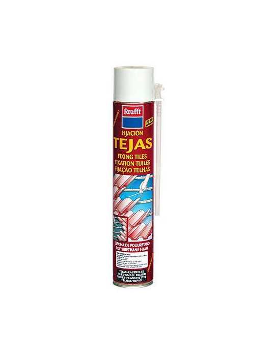 Espuma Poliuretano para Tejas 750 ml Cánula 50175 [LOTE DE 4 Unidades] KRAFFT