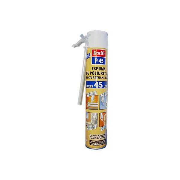 Espuma Poliuretano con Cánula 750 ml 50105 [LOTE DE 4 Unidades] KRAFFT