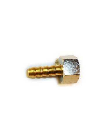 Racor con Tuerca 1/4X8 A7 [LOTE DE 12 Unidades] KRIPXE