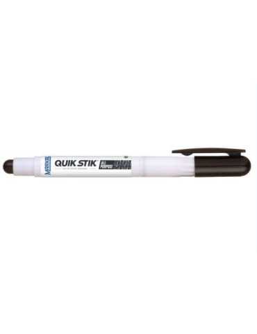 Marcador Quik Stik Mini Negro 61129 [LOTE DE 8 Unidades] LA-CO