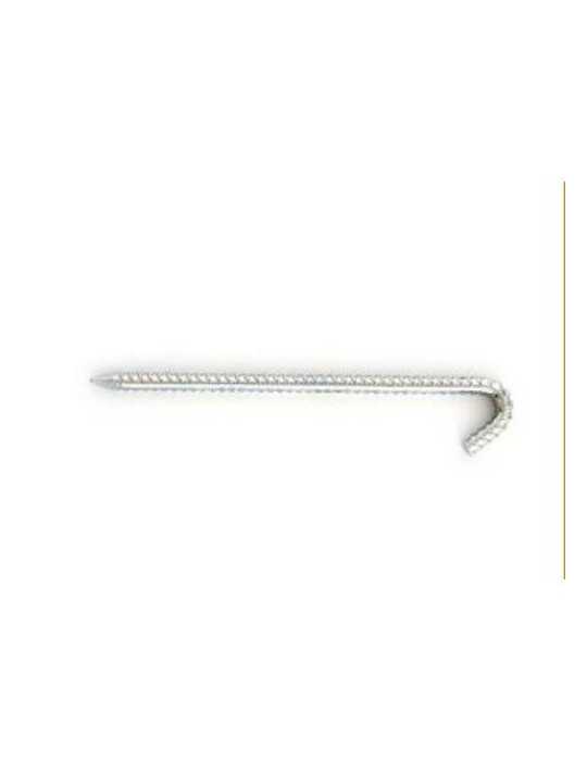 Piqueta Galvanizada Acero 25X8 [LOTE DE 10 Unidades] LAR