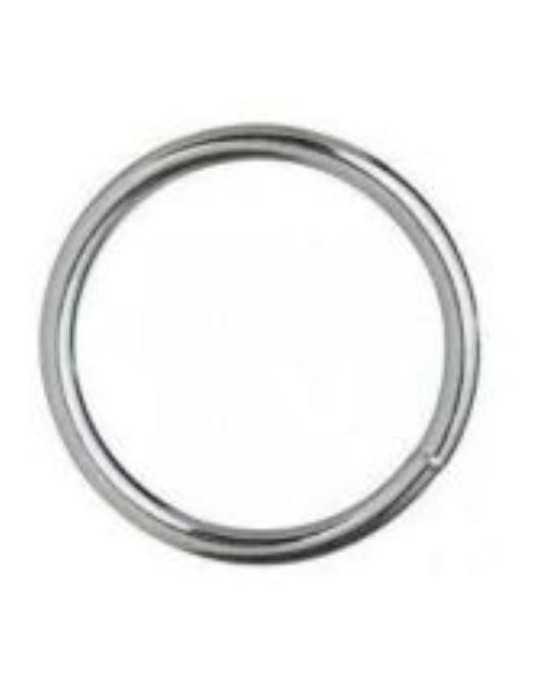 Anilla Soldada Galvanizada 80X8 [LOTE DE 12 Unidades] LAR
