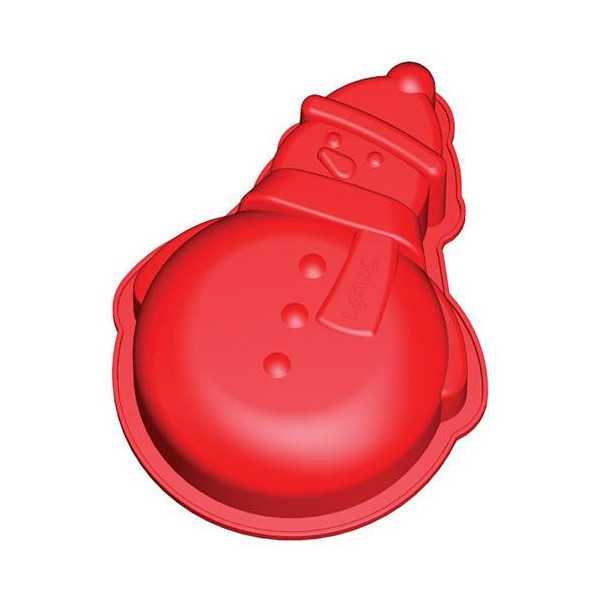 Molde Navidad Muñeco Nieve 1,5L Silicona [LOTE DE 2 Unidades] LEKUE
