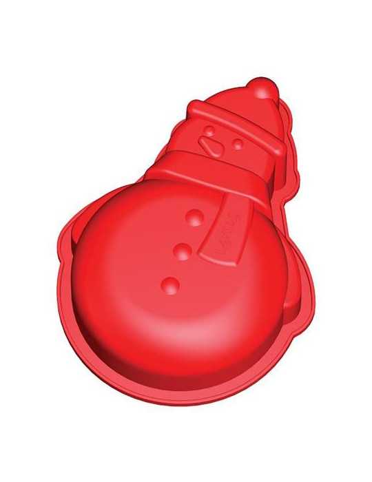 Molde Navidad Muñeco Nieve 1,5L Silicona [LOTE DE 2 Unidades] LEKUE