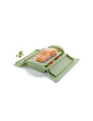 Estuche de Vapor 2 Raciones Verde 890581 [LOTE DE 2 Unidades] LEKUE