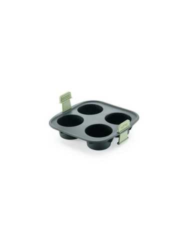 Molde Muffins Freidora Aire 4 Cavidades 89 02 46 [LOTE DE 4 Unidades] LEKUE