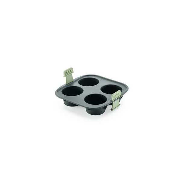 Molde Muffins Freidora Aire 4 Cavidades 89 02 46 [LOTE DE 4 Unidades] LEKUE