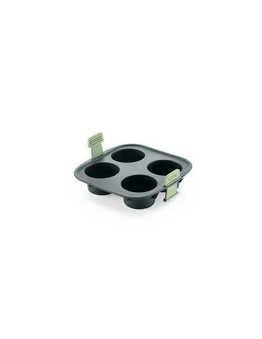 Molde Muffins Freidora Aire 4 Cavidades 89 02 46 [LOTE DE 4 Unidades] LEKUE