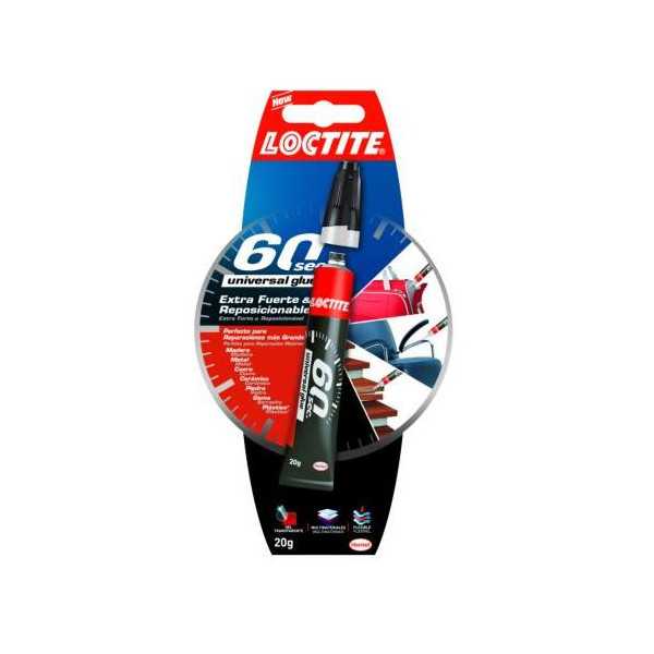 60 Segundos Adhesivo Universal 2066112 [LOTE DE 4 Unidades] LOCTITE
