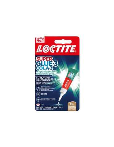 SUPERGLUE-3 Reposicionable 3 gr 2943113 [LOTE DE 6 Unidades] LOCTITE
