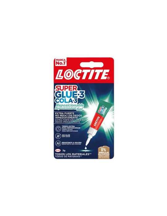 SUPERGLUE-3 Reposicionable 3 gr 2943113 [LOTE DE 6 Unidades] LOCTITE