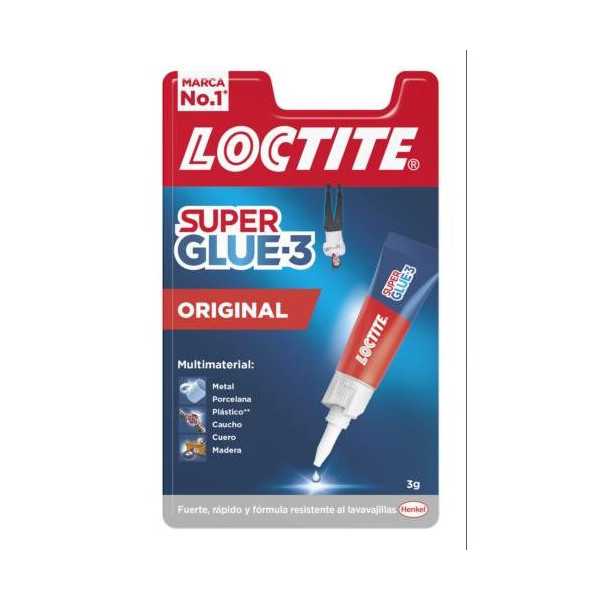 Pegamento SUPER-GLUE-3 3 gr [LOTE DE 6 Unidades] LOCTITE