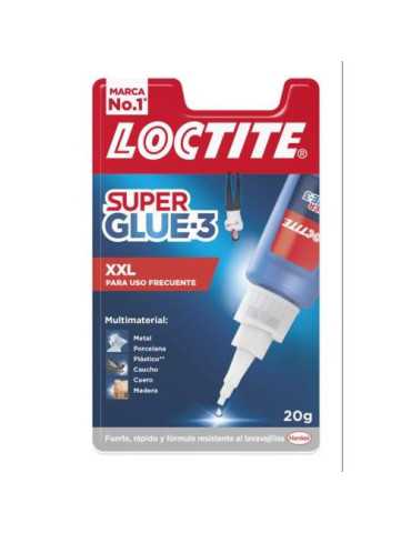 Pegamento SUPER-GLUE-3 20 gr 2646770 [LOTE DE 2 Unidades] LOCTITE