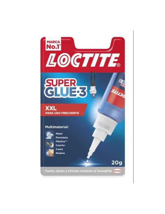 Pegamento SUPER-GLUE-3 20 gr 2646770 [LOTE DE 2 Unidades] LOCTITE