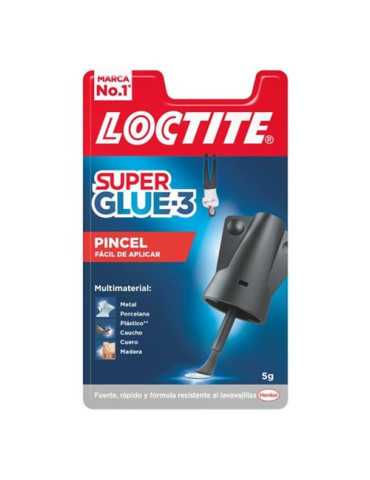 Pegamento SUPER-GLUE-3 5 gr Slalom [LOTE DE 4 Unidades] LOCTITE