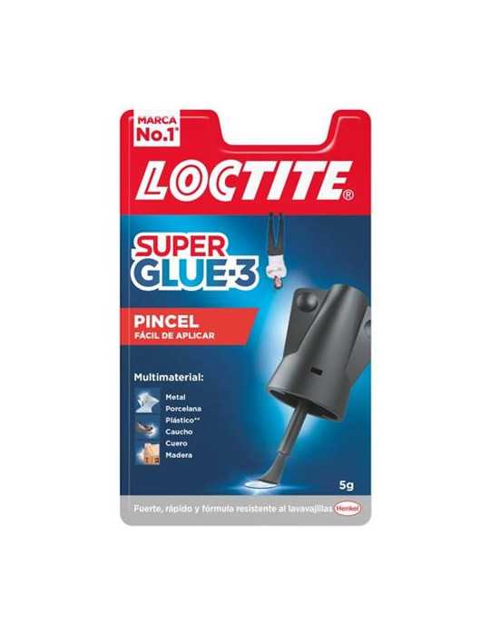 Pegamento SUPER-GLUE-3 5 gr Slalom [LOTE DE 4 Unidades] LOCTITE