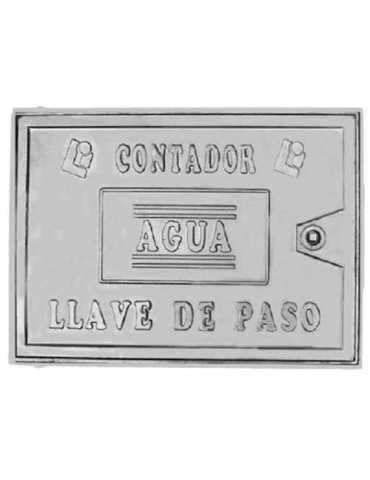 Tapa Contador Aluminio 300X400 [LOTE DE 2 Unidades] LOPEZ INIESTA