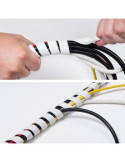Espiral Cables Blanco 2.5M 10-40MMØ CTW2.5W [LOTE DE 6 Unidades] LUCECO