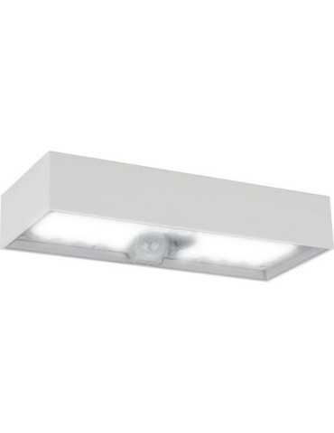 Aplique Ladrillo Solar 900LM 6W 3000K Pared Blanco LUCECO
