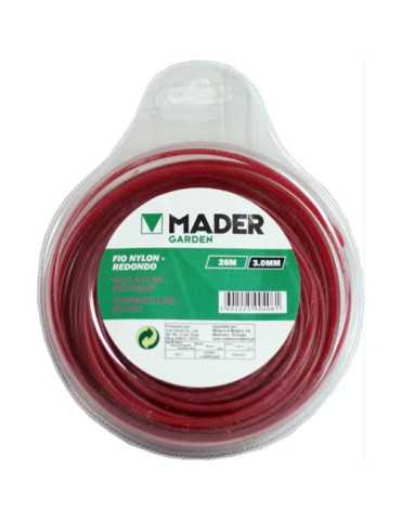 Hilo Nylon Redondo 3,0 mm 26 m 90406 [LOTE DE 6 Unidades] MADEIRA