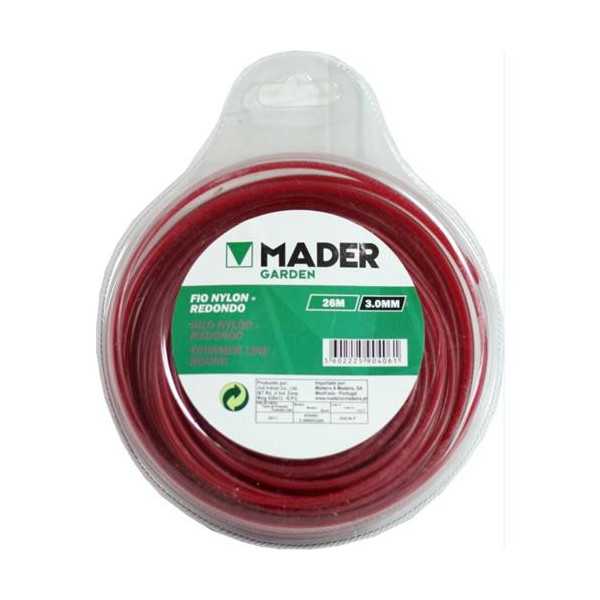 Hilo Nylon Redondo 3,0 mm 26 m 90406 [LOTE DE 6 Unidades] MADEIRA