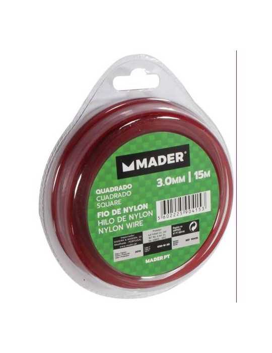 Hilo Nylon Cuadrado 3.0MM 15M 90415 [LOTE DE 8 Unidades] MADEIRA