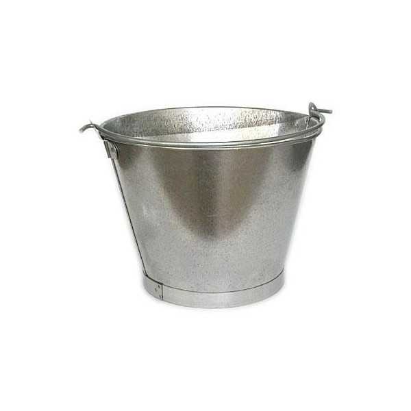 Cubo Conico 12 L Galvanizado 13 [LOTE DE 4 Unidades] MANUEL SOLER