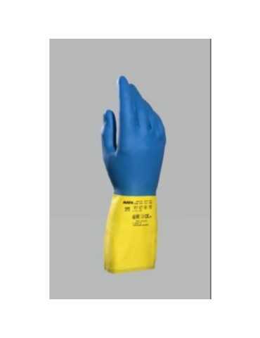 Guante Bicolor Duomix 405 Talla 7 [LOTE DE 12 Unidades] MAPA SPONTEX