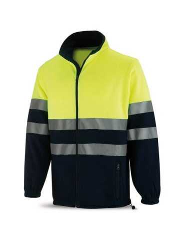 Chaqueta Polar Alta Visibilidad Bicolor Talla S [LOTE DE 2 Unidades] MARCA