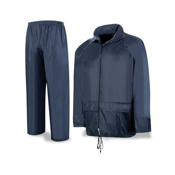 Traje Agua Ingeniero Poliéster/PVC Azul Talla S 188TAI [LOTE DE 2 Unidades] MARCA