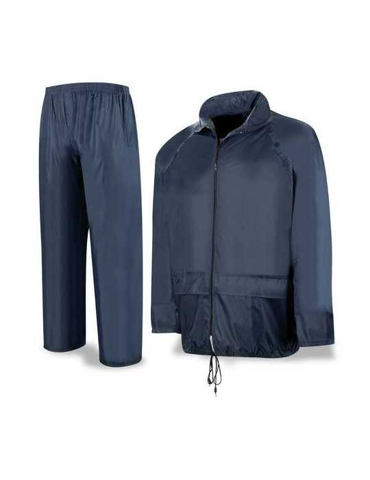Traje Agua Ingeniero Poliéster/PVC Azul Talla S 188TAI [LOTE DE 2 Unidades] MARCA