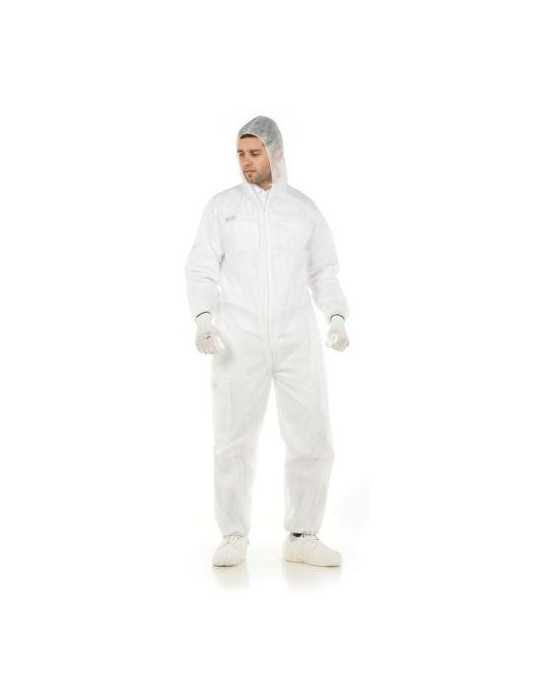 Buzo Desechable Polipropileno Cat I BCO. 1188BPPE-XL [LOTE DE 12 Unidades] MARCA