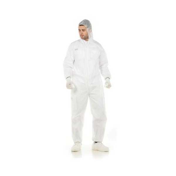 Buzo Desechable Polipropileno Cat I BCO. 1188BPPE-2XL [LOTE DE 12 Unidades] MARCA
