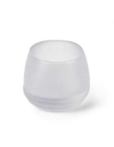 Contera Exterior Transparente 22MM (BOL-100) [LOTE DE 2 Unidades] MARCA