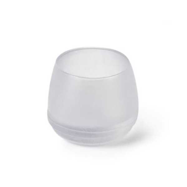 Contera Exterior Transparente 22MM (BOL-100) [LOTE DE 2 Unidades] MARCA