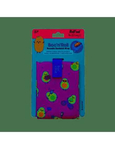 Porta Bocadillos Boc N Roll Wonderful Aguacate [LOTE DE 4 Unidades] MARCA DIFERENCIA