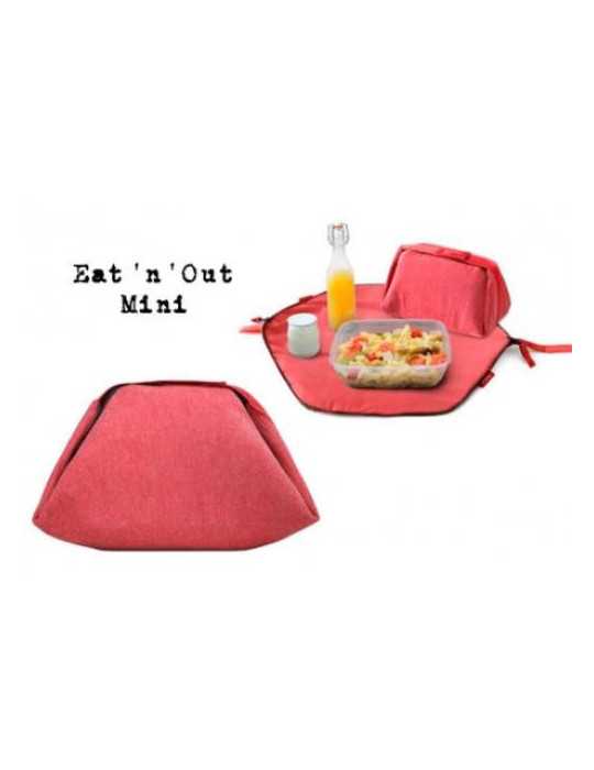 Porta Tuppers + Mantel Mini Nature Rojo [LOTE DE 4 Unidades] MARCA DIFERENCIA