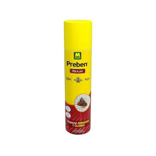 Preben Polillas de la Ropa 300 ml [LOTE DE 4 Unidades] MASSO