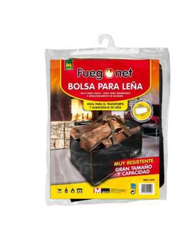 Bolsa para Leña 32X32X56CM 231308 [LOTE DE 4 Unidades] MASSO