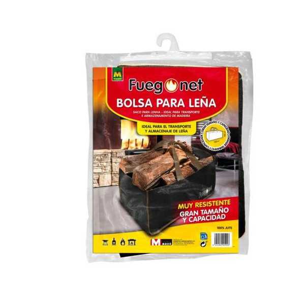 Bolsa para Leña 32X32X56CM 231308 [LOTE DE 4 Unidades] MASSO