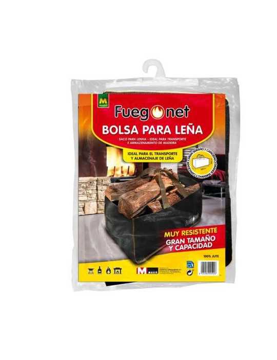 Bolsa para Leña 32X32X56CM 231308 [LOTE DE 4 Unidades] MASSO