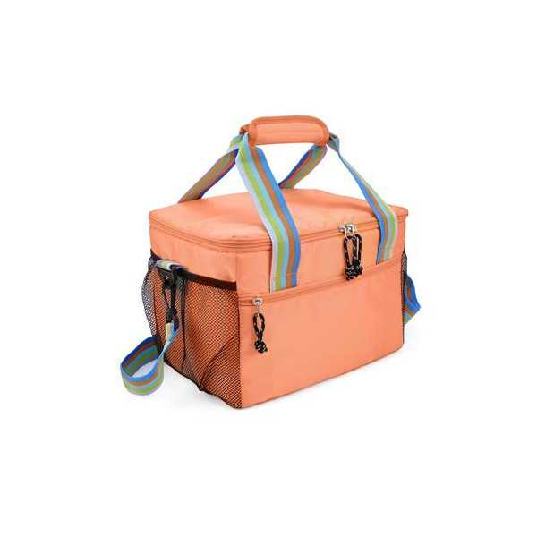 Bolsa Nevera 16 L Summer Naranja 9223-TN [LOTE DE 2 Unidades] IRIS