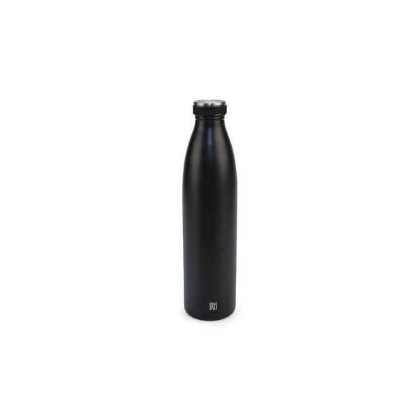 Botella Termo 1L Negra [LOTE DE 2 Unidades] IRIS