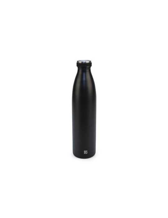 Botella Termo 1L Negra [LOTE DE 2 Unidades] IRIS
